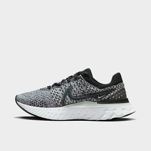 Nike Women&apos;s React Infinity 3 Running Shoes in Black/Grey/Black Size 12.0 Knit - 3522349