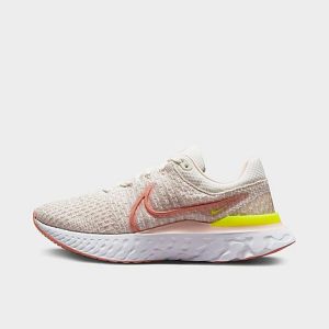 Nike Women&apos;s React Infinity 3 Running Shoes in Off-White/Sail Size 7.5 Knit - 3125516