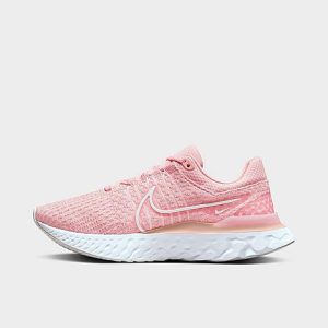 Nike Women&apos;s React Infinity 3 Running Shoes in Pink/Pink Glaze Size 12.0 Knit - 3522379