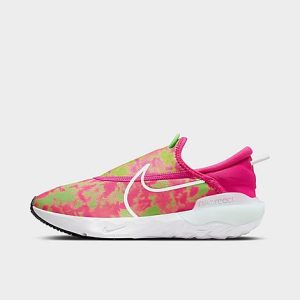 Nike Little Kids&apos; Flow Road Running Shoes in Pink/Pink Prime Size 13.0 Plastic - 3214889