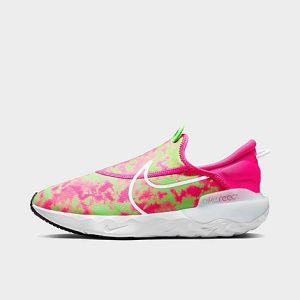 Nike Big Kids&apos; Flow Road Running Shoes in Pink/Pink Prime Size 7.0 Plastic - 3214870