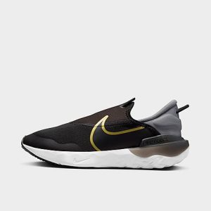 Nike Big Kids&apos; React Flow Running Shoes in Black/Black Size 5.5 - 3551828