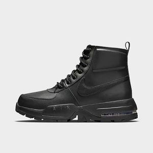 Nike Men&apos;s Air Max Goaterra 2.0 Boots in Black/Black Size 13.0 Leather - 3070640