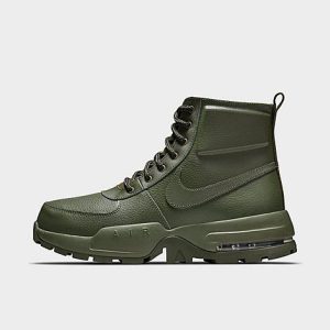 Nike Men&apos;s Air Max Goaterra 2.0 Boots in Green/Cargo Khaki Size 7.0 Leather - 3144203