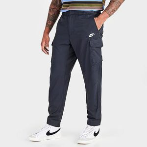 Nike Men&apos;s Sportswear Tech Essentials Unlined Cargo Commuter Pants in Black/Black Size 2XL 100% Polyester - 5777058