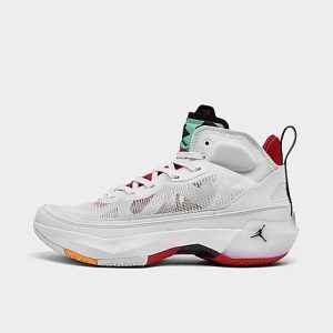 Big Kids&apos; Air Jordan XXXVII Basketball Shoes in Red/Black/White/White Size 7.0 - 3170157