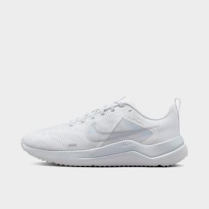 Nike Women&apos;s Downshifter 12 Training Shoes in White/White Size 11.5 Knit - 3219264