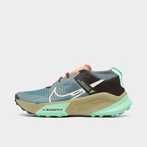 Nike Men&apos;s Zegama Running Shoes in Green/Mineral Slate Size 13.0 - 3224142