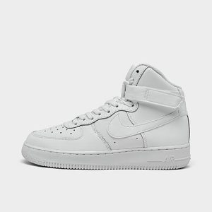 Nike Big Kids&apos; Air Force 1 High LE Casual Shoes in White/White Size 7.0 Leather - 3002032