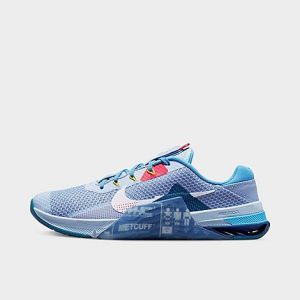 Nike Men&apos;s Metcon 7 AMP Training Shoes in Blue/Light Marine Size 3.5 - 3515281