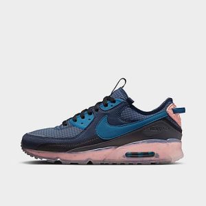 Nike Men&apos;s Air Max Terrascape 90 Casual Shoes in Blue/Obsidian Size 9.0 Leather - 3102246