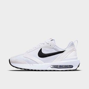 Nike Women&apos;s Air Max Dawn Casual Shoes in White/White Size 12.0 Suede - 3183042