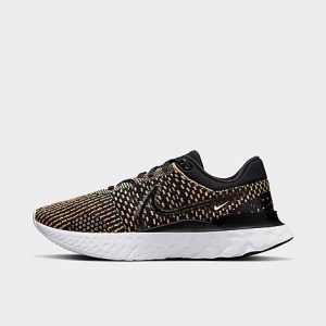 Nike Men&apos;s React Infinity 3 Running Shoes in Black/Black Size 6.0 Knit - 3194391