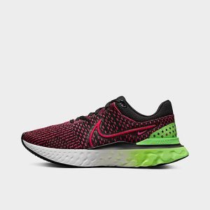 Nike Men&apos;s React Infinity 3 Running Shoes in Black/Black Size 12.0 Knit - 3194385