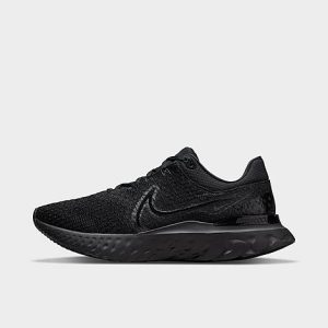 Nike Men&apos;s React Infinity 3 Running Shoes in Black/Black Size 12.5 Knit - 3515297