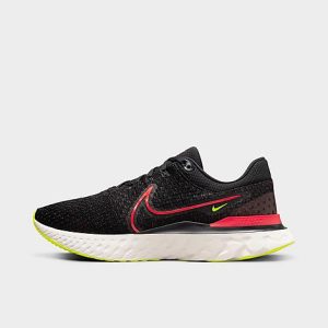 Nike Men&apos;s React Infinity 3 Running Shoes in Black/Black Size 14.0 Knit - 3210957