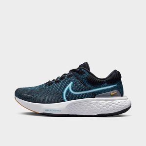 Nike Men&apos;s ZoomX Invincible Run Flyknit 2 Running Shoes in Blue/Black/Black Size 13.0 - 3212188