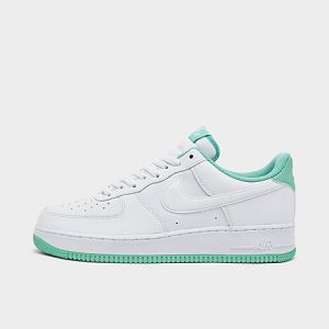 Nike Men&apos;s Air Force 1 Low Casual Shoes in White/White Size 14.0 Leather - 3216781