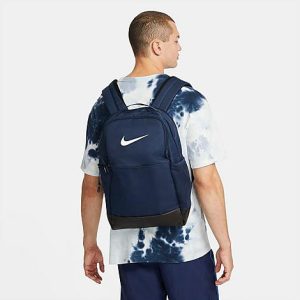 Nike Brasilia 9.5 Training Backpack in Blue/Midnight Navy Polyester/Fiber - 8205763