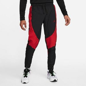 Jordan Men&apos;s Sport Dri-FIT Woven Athletic Pants in Black/Black Size 2XL 100% Polyester - 5890055