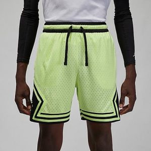 Jordan Men&apos;s Sport Dri-FIT Air Diamond Shorts in Green/Light Liquid Lime Size 2XL 100% Polyester/Fiber - 5890070