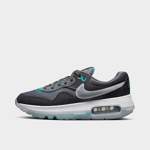 Nike Big Kids&apos; Air Max Motif Casual Shoes in Grey/Cool Grey Size 7.0 Suede - 3214778
