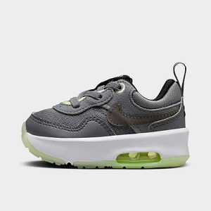 Nike Kids&apos; Toddler Air Max Motif Casual Shoes in Grey/Smoke Grey Size 10.0 Suede - 3554299