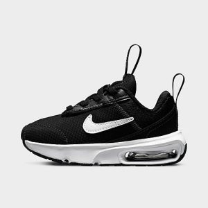 Nike Kids&apos; Toddler Air Max INTRLK Lite Stretch Lace Casual Shoes in Black/Black Size 6.0 Leather/Lace - 3214647