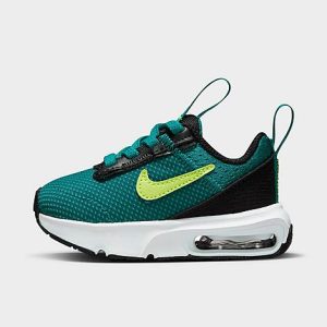 Nike Kids&apos; Toddler Air Max INTRLK Lite Stretch Lace Casual Shoes in Green/Bright Spruce Size 2.0 Leather/Lace - 3554318