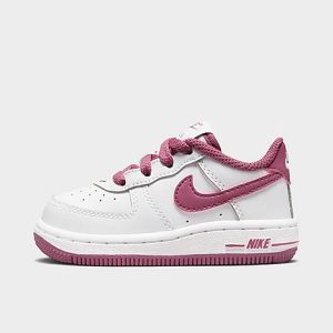 Nike Kids&apos; Toddler Air Force 1 &apos;06 Casual Shoes in White/White Size 4.0 Leather - 3199250