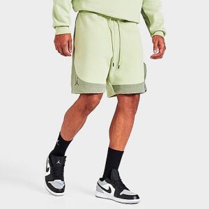Jordan Men&apos;s 23 Engineered French Terry Shorts in Green/Olive Aura Size 2XL Cotton/Polyester - 5775023