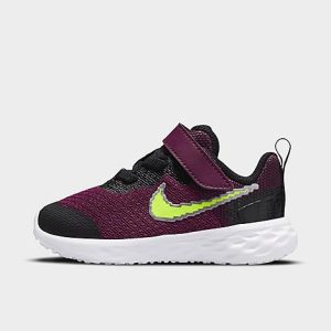 Nike Kids&apos; Toddler Revolution 6 SE Casual Shoes in Purple/Sangria Size 4.0 - 3199259