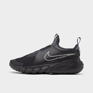 Nike Big Kids&apos; Flex Runner 2 Running Shoes in Black/Black Size 7.0 Leather - 3149271