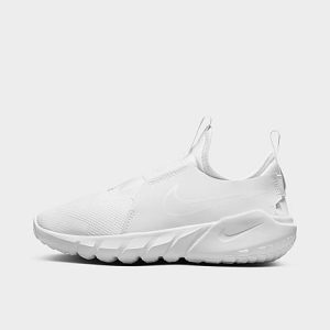 Nike Big Kids&apos; Flex Runner 2 Running Shoes in White/White Size 7.0 Leather - 3524314