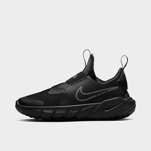 Nike Little Kids&apos; Flex Runner 2 Running Shoes in Black/Black Size 13.0 Leather - 3149366