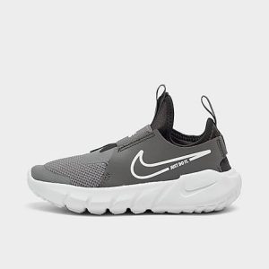 Nike Little Kids&apos; Flex Runner 2 Running Shoes in Grey/Flat Pewter Size 13.0 Leather - 3149382