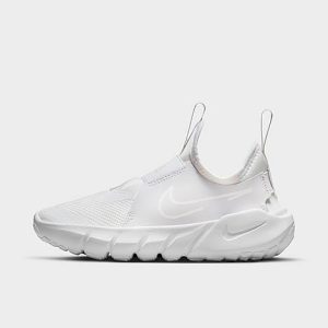 Nike Little Kids&apos; Flex Runner 2 Running Shoes in White/White Size 13.0 Leather - 3525402