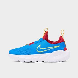 Nike Little Kids&apos; Flex Runner 2 Running Shoes in Blue/Photo Blue Size 3.0 Leather - 3148600