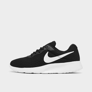 Nike Women&apos;s Tanjun Casual Shoes in Black/Black Size 11.0 - 3074639