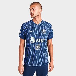 Nike Men&apos;s Club America Soccer 2022-23 Stadium Away Jersey in Blue/Armory Navy Size 2XL 100% Polyester/Jersey - 5798973