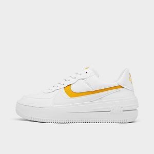 Nike Women&apos;s Air Force 1 PLT. AF. ORM Casual Shoes in White/ Size 10.0 Leather - 3182947