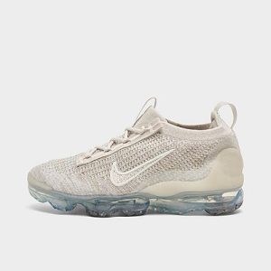 Nike Women&apos;s Air VaporMax 2021 Flyknit Running Shoes in Off-White/Phantom Size 12.0 - 3217365