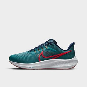 Nike Men&apos;s Air Zoom Pegasus 39 Running Shoes (Extra Wide Width 4E) in Green/Bright Spruce Size 9.0 - 3550147