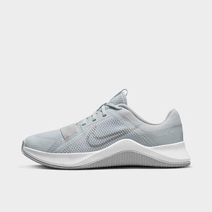 Nike Women&apos;s MC Trainer 2 Training Shoes in Grey/Pure Platinum Size 11.0 - 3522230