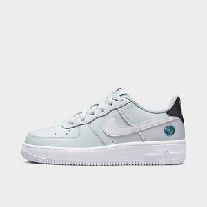 Nike Big Kids&apos; Air Force 1 LV8 Have A Day Casual Shoes in Blue/Photon Dust Size 5.0 Leather - 3218255
