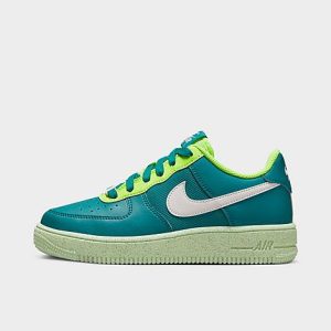Nike Big Kids&apos; Air Force 1 Crater Casual Shoes in Green/Bright Spruce Size 6.5 - 3551926