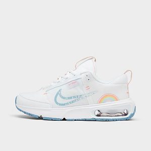 Nike Girls&apos; Big Kids&apos; Air Max INTRLK SE Casual Shoes in White/White Size 7.0 - 3150590
