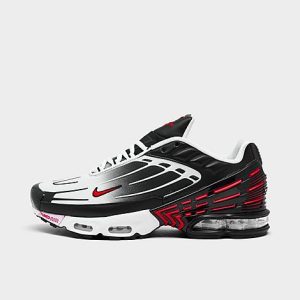 Nike Men&apos;s Air Max Plus 3 Casual Shoes in Black/Black Size 13.0 Leather - 3224214