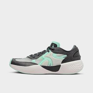 Jordan Women&apos;s Delta 3 Low Casual Shoes in Grey/Anthracite Size 11.5 Suede - 3522864