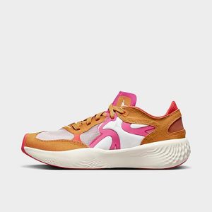 Jordan Women&apos;s Delta 3 Low Casual Shoes in Brown/Pink/Chutney Size 11.5 Suede - 3522866